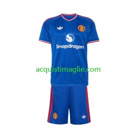 Divisa di Calcio Manchester United Bambino Trasferta 2026/2027